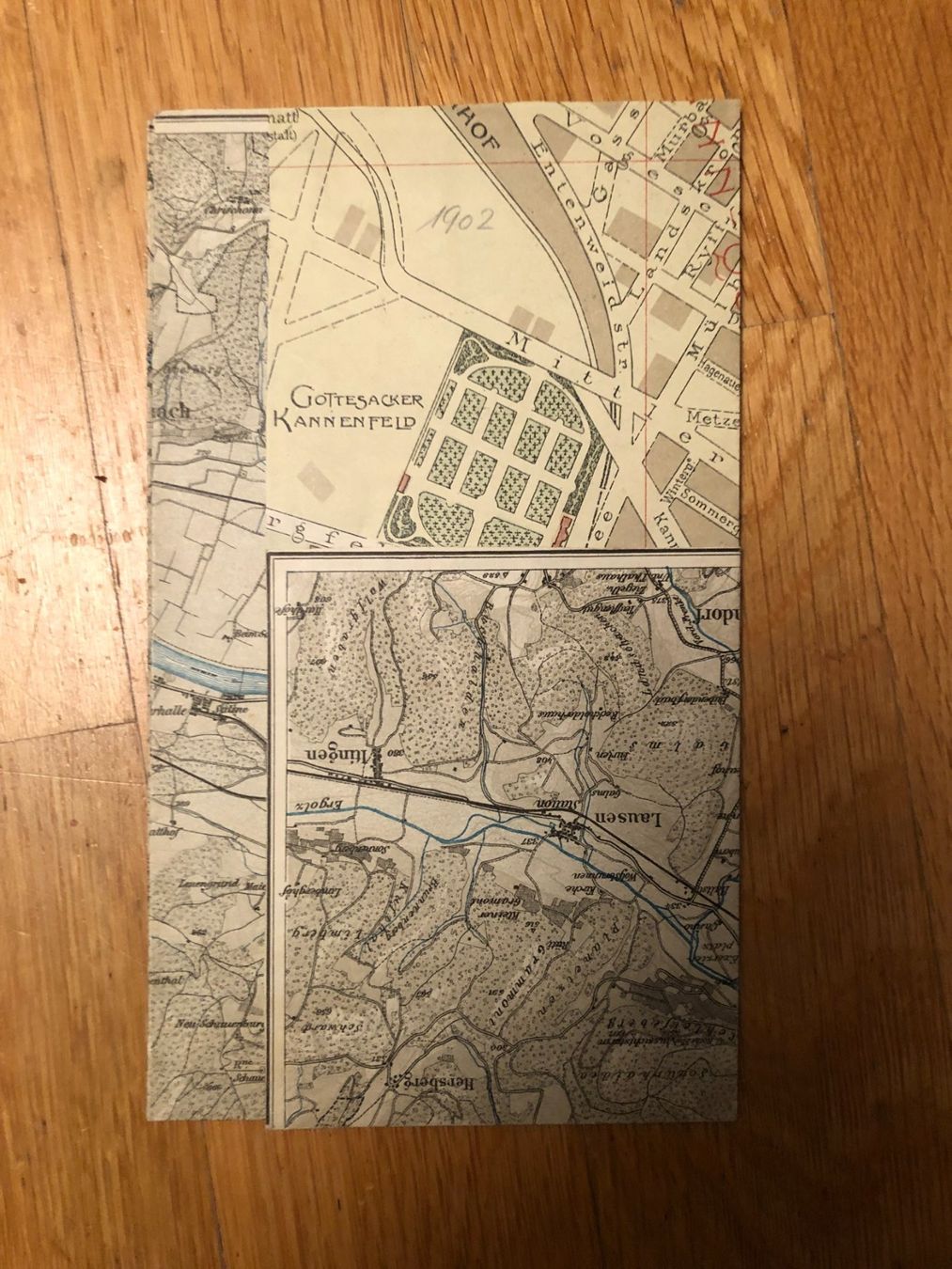 Cartine & Atlanti: Stadtplan Basel (und Umgebung) 1902 – Usato da Zürich venduto da allp 8
