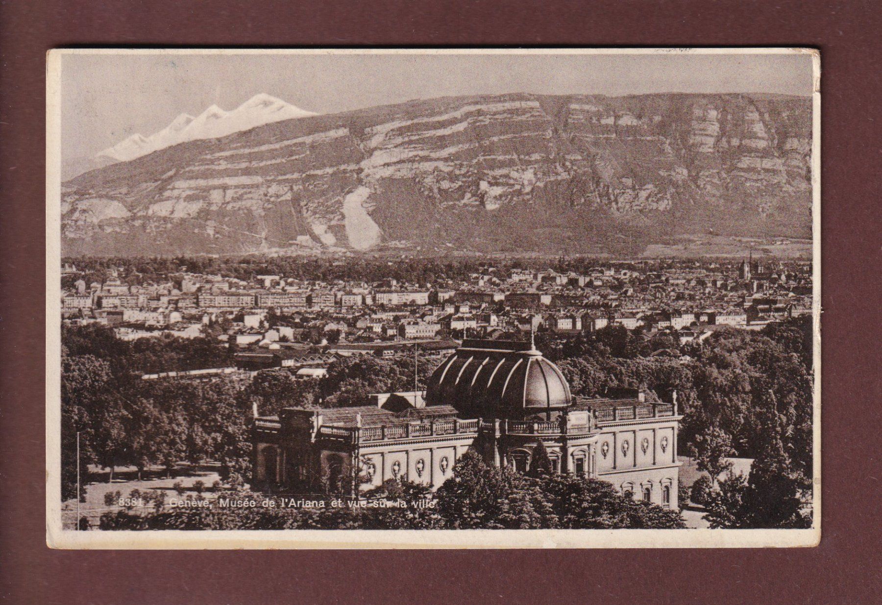 Cartoline postali: GENEVE - Musée de l'Ariana - 1931 – Usato da Pully venduto da nicecards