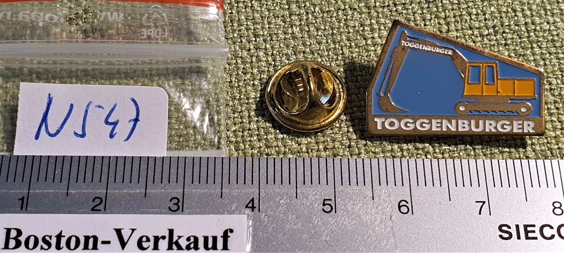 Placchette & Badge: N547 - Pin Toggenburger Baumaschine Raupenbagger Bagger – Usato da Reinach BL venduto da Boston-Verkauf 1