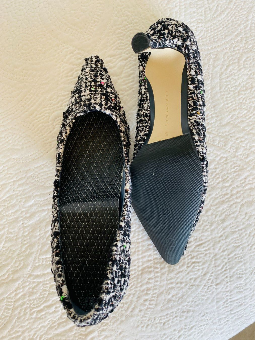 Zara Damenschuhe: TWEED PUMPS, 37, NEU! – Gebraucht aus Gunten von divertimenti 4