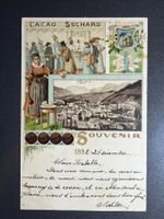 Suchard Litho AK Coira gel. 1898