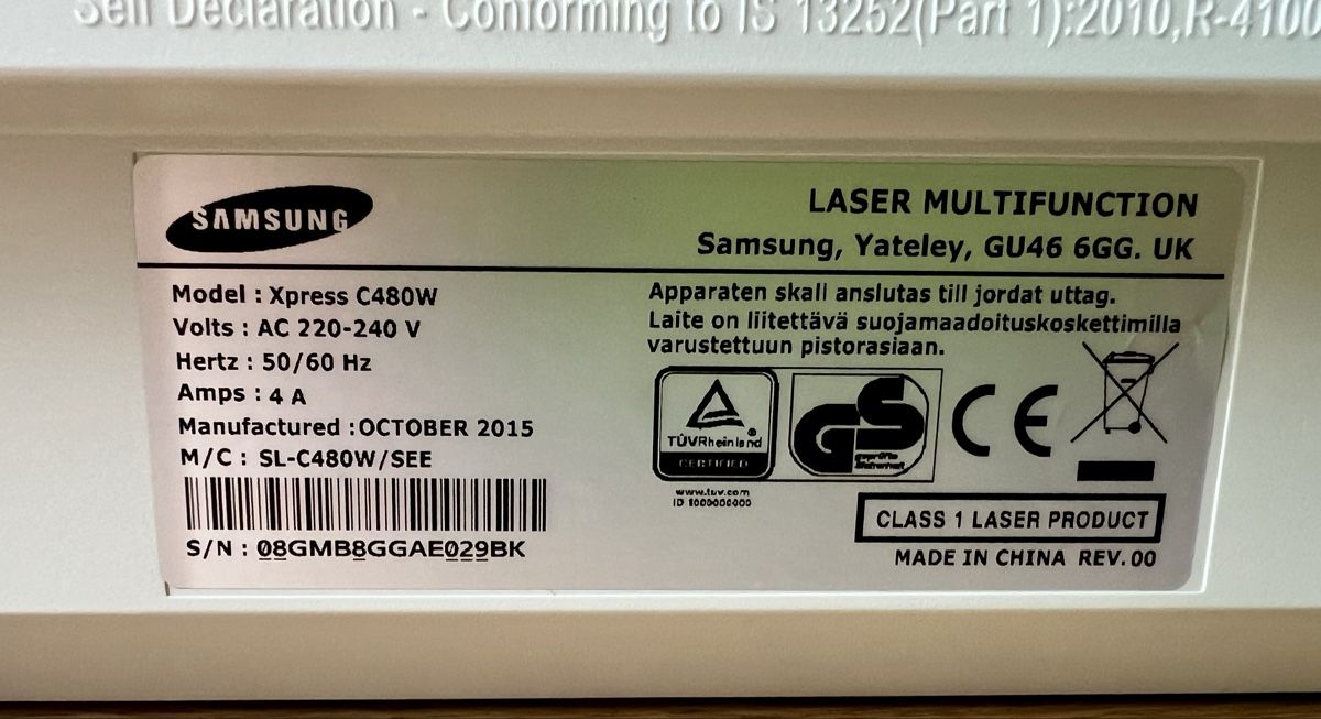 Samsung Stampanti: Farblaser Multifunktionsgerät Drucker Samsung – Usato da Schwarzenburg venduto da gianfranco1982 7