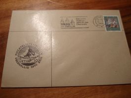Brief Phil-verein Oberwallis, Sonder-o Brig am Simplon 1968