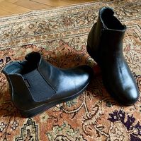 Bottines Sabatini 37 cuir noir portées une fois