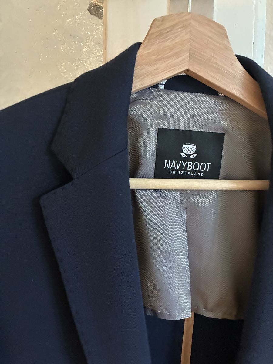 Navyboot Completi: Navyboot Sakko Slim Fit Dunkelblau Gr. 46 – Nuovo (secondo la descrizione) da Schaffhausen venduto da gdenobile 1