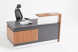 Tresen Rezeption Empfangstisch aus Holz  180x70x115 cm