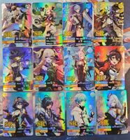 Genshin Impact - 12 cards - Type SR - Waifu/husbando