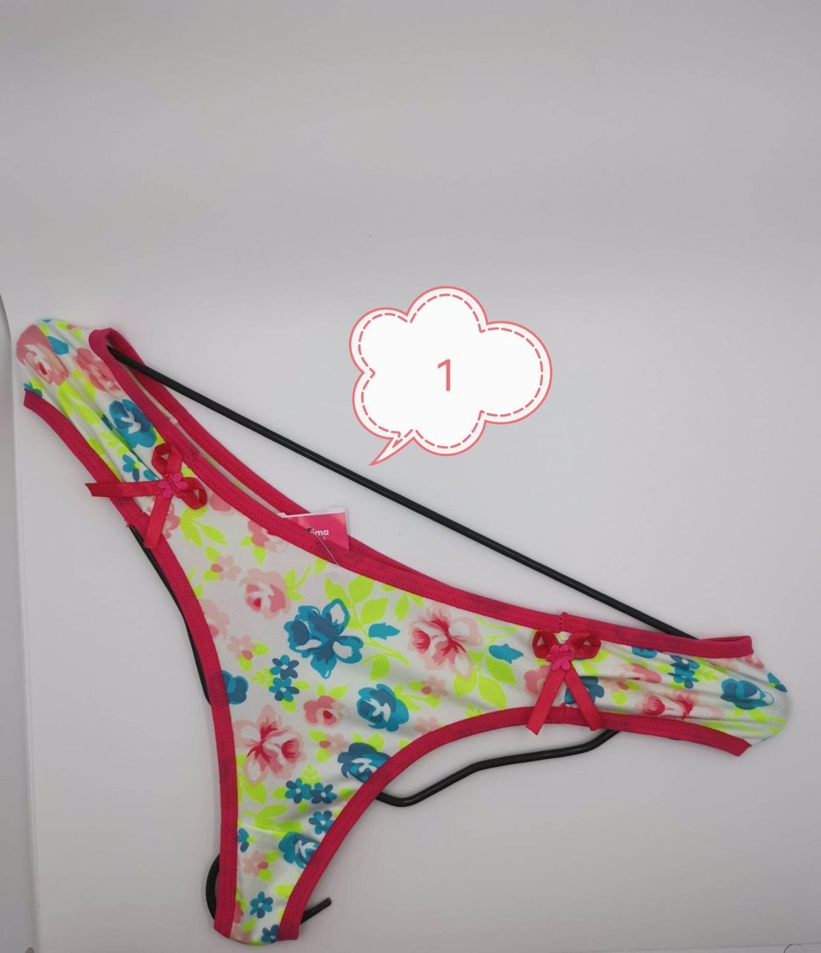 Sonstige Unterwäsche: Tanga string damen , 4 PACK,  String brésilien  taille S – Neu und originalverpackt aus La Chaux de fonds von Folylove 2