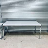 USM Haller Tisch 175 x75x74.5 in weiss / Schreibtisch USM
