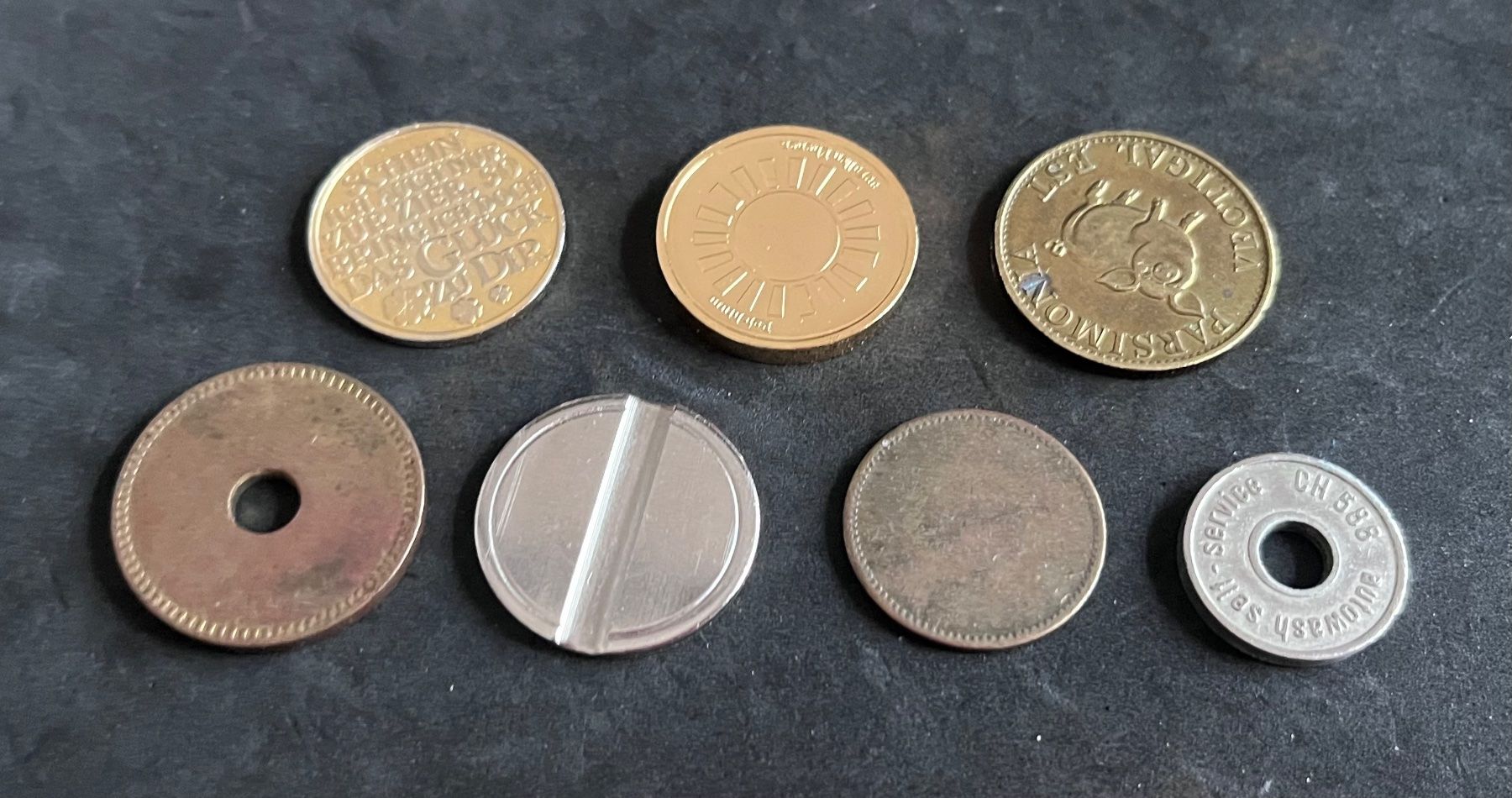 Medaglie: Alte Schweizer Jetons Sammlung UBS Hypromat Swiss-o-mat – Usato da Düdingen venduto da Onkel.Friedrich 2