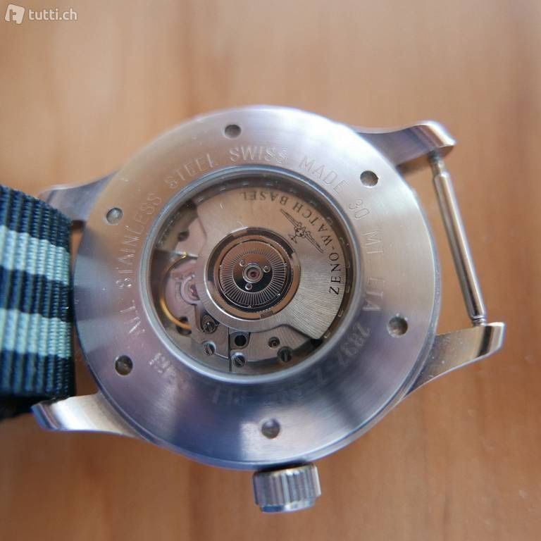 Zeno Uhren: Fliegeruhr Zeno GMT 24H Automatic – Gebraucht aus Zeihen von Swissmade 1