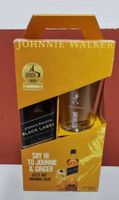 JOHNI WALKER BLACK LABEL MIT EINE GLAS