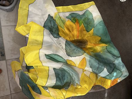 Seiden Schal ARTY’S 1 x gebraucht 