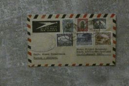 Erstflug Südafrika-Schweiz SF 47.7 c