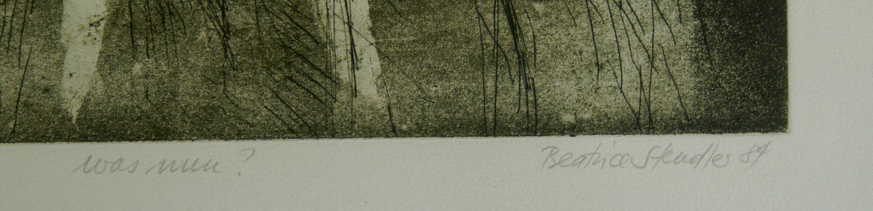 Grafiken & Lithographien: Beatrice Stadler Radierung 72/100 – Gebraucht aus Herisau von Wisen 2