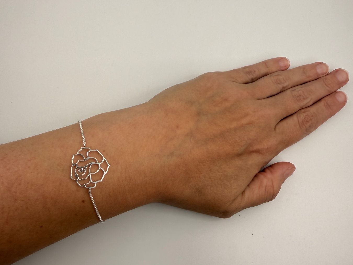 Bracciali & Braccialetti: Bracelet Rose Silber 925 – Nuovo e nell'imballaggio originale da Zug venduto da gold.schmuck