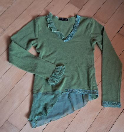 Grünes Shirt von Mirella Mori, Grösse S, Top Zustand!