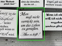 LaBlanche Stempel Spruch (Leben geniessen) – 1-teilig