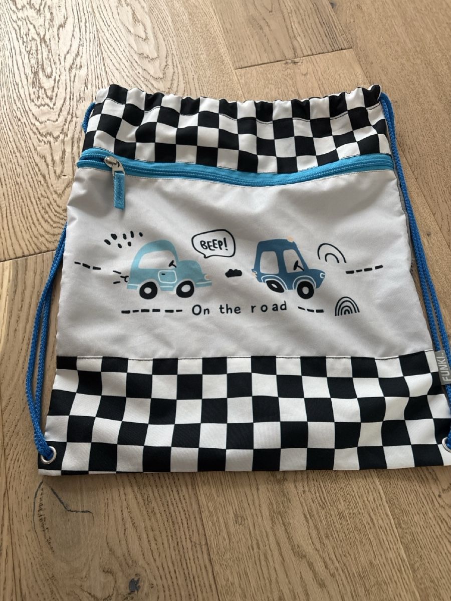Funki Borse & Zaini: Funki Turnbeutel mit Auto-Motiv – Nuovo (secondo la descrizione) da Dietikon venduto da sue_qzb6