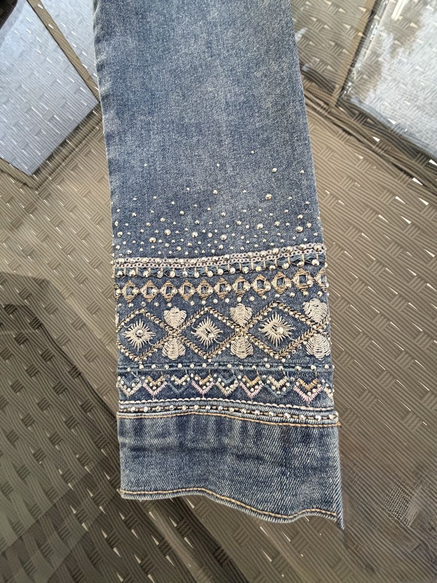 Giacche: Neue Jeansjacke mit glitzer – Nuovo (secondo la descrizione) da Gockhausen venduto da Dbielmann 1