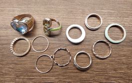 11 Fingerringe H&M neu