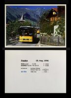 Praden Tschiertschen Postauto MAN Lauber + Saurer Foto Druck