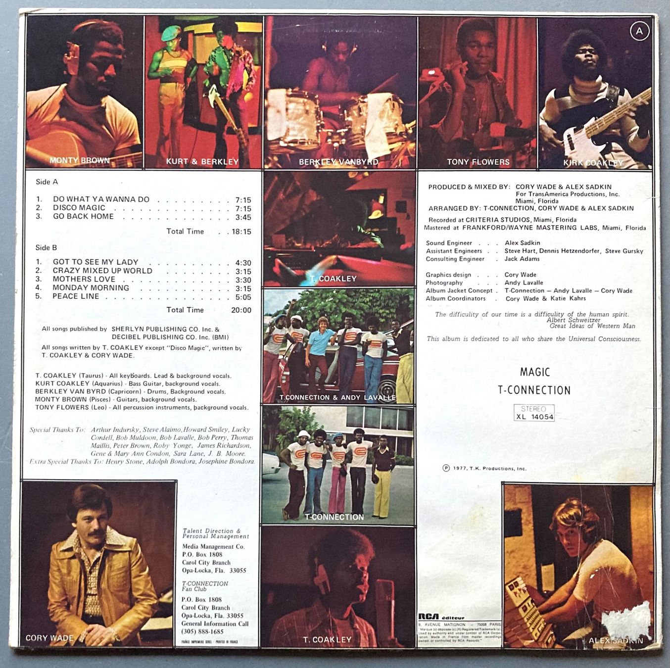 Schallplatten: T-CONNECTION - MAGIC – Gebraucht aus Poliez-Pittet von Newtown-Records 1