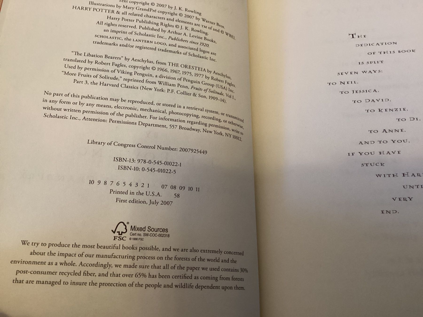Bücher: 4 Harry Potter First American editions – Gebraucht aus Bursinel von don_ccb9 1