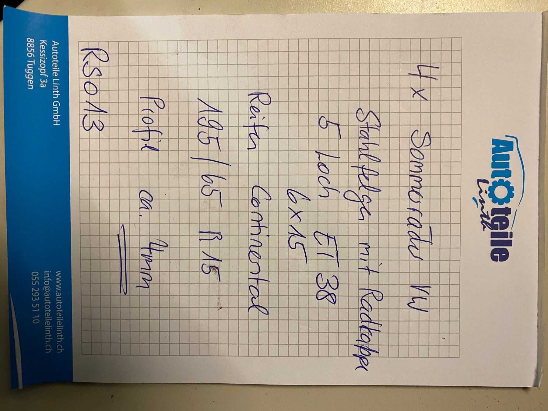 Volkswagen Pneumatici & Ruote complete: Sommerräder VW – Usato da Kaltbrunn venduto da Steoli74 2