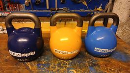 3 cross equip Competition Kettlebells 12/16/20 kg