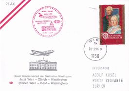 Erstflug AUA/Swissair/Delta Wien - Zürich 1997