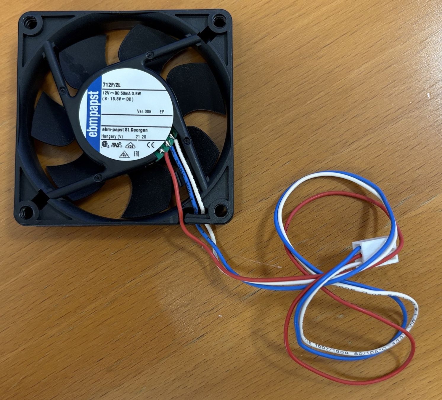 Ventilatori: Ventilateur EBM Papst 712F/2L 12V DC – Usato da La Magne venduto da materielavendre