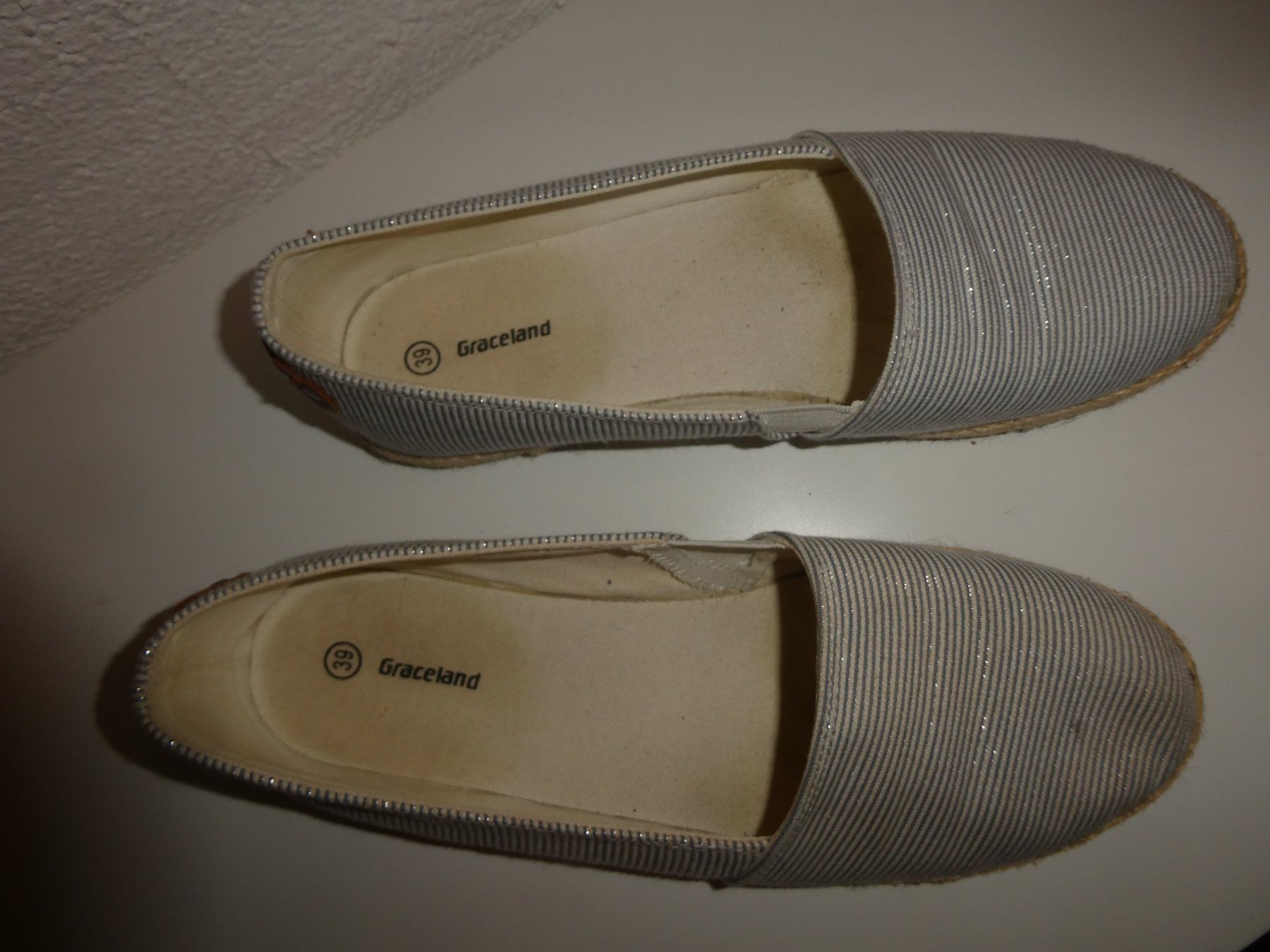 Chaussures femmes: Espadrilles Graceland gestreift Grösse 39 – D'occasion à Mels par KOSL 1