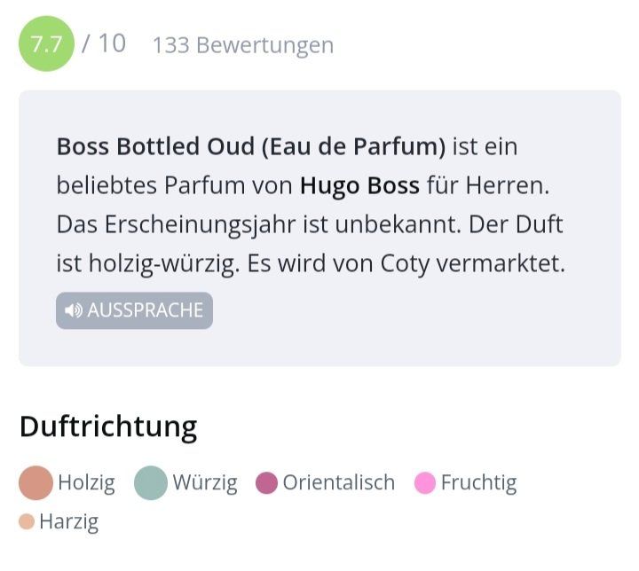 Hugo Boss Profumi & Eau de Toilette: 2 ml BOSS BOTTLED OUD ABFÜLLUNG – Nuovo (secondo la descrizione) da St. Gallen venduto da CaliSunshine 3