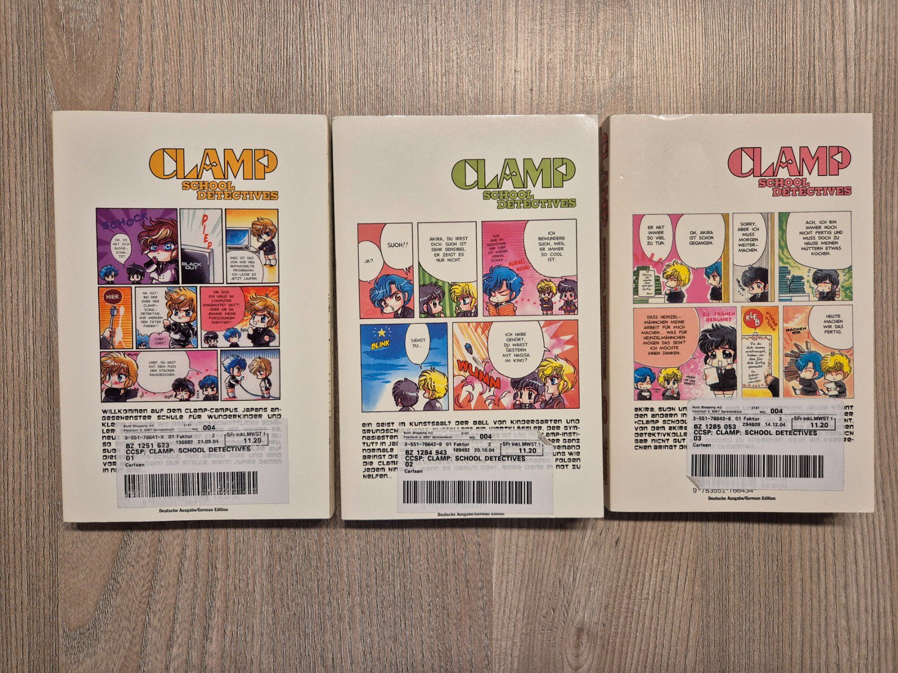 Fumetti: CLAMP School Detectives (komplett) – Usato da Oberglatt ZH venduto da feuilgarde 1