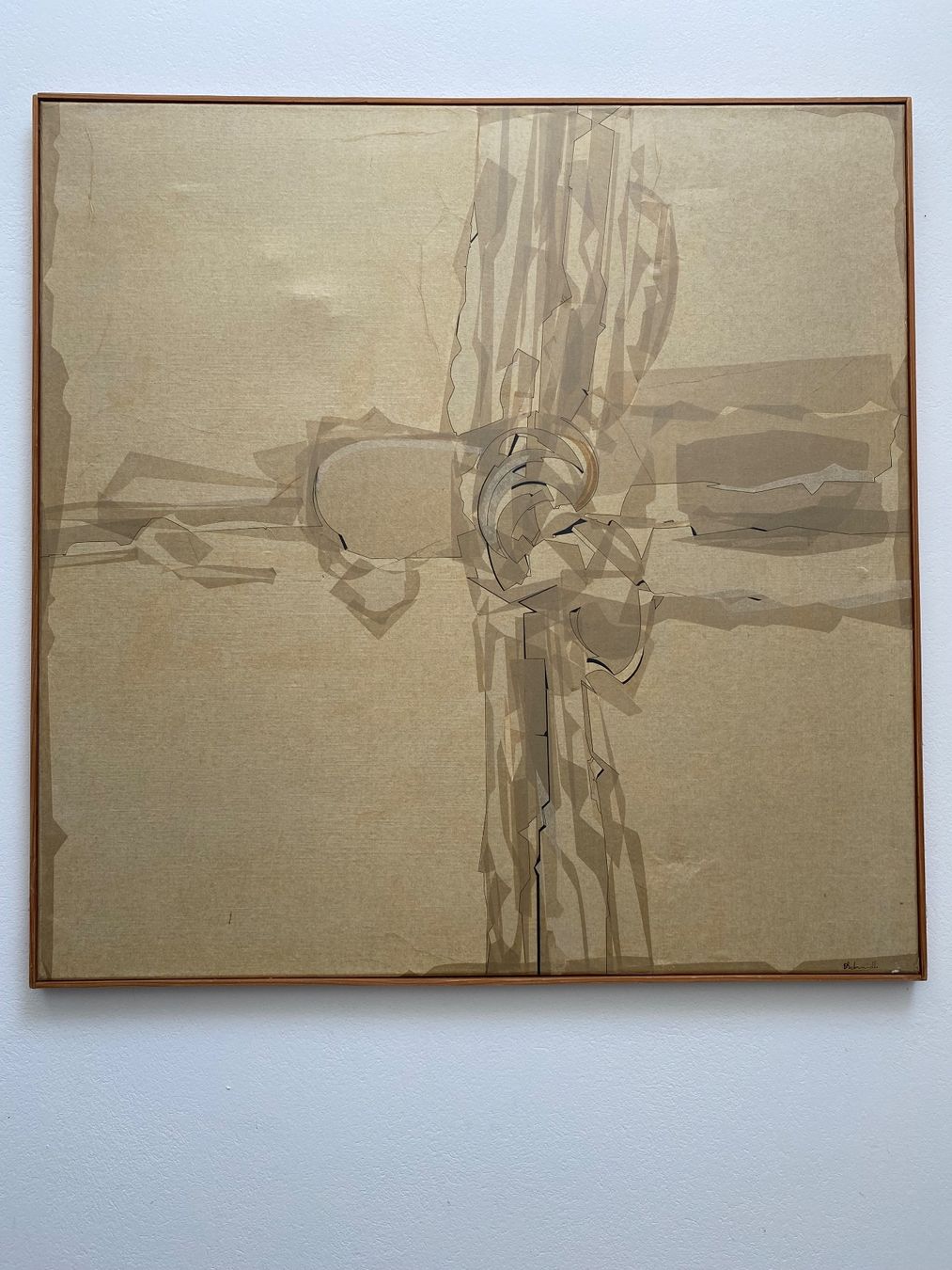 Dipinti: Composition,  Collage/Tusche "Hommage aux centre de l'amour" – Usato da Basel venduto da ota_2f9m 2