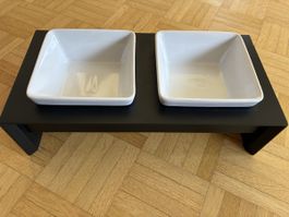 Wolters Meshidai Doppelnapf Futterbar Hund Keramik 4x