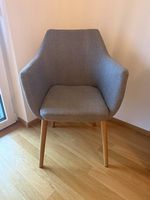 Mørteens Armlehnstuhl NICHOLAS grau, Eiche / Armchair, grey