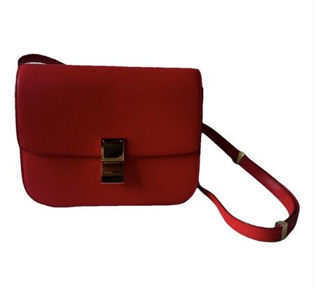 Classic Celine Box Bag - Scarlet Red - As New!