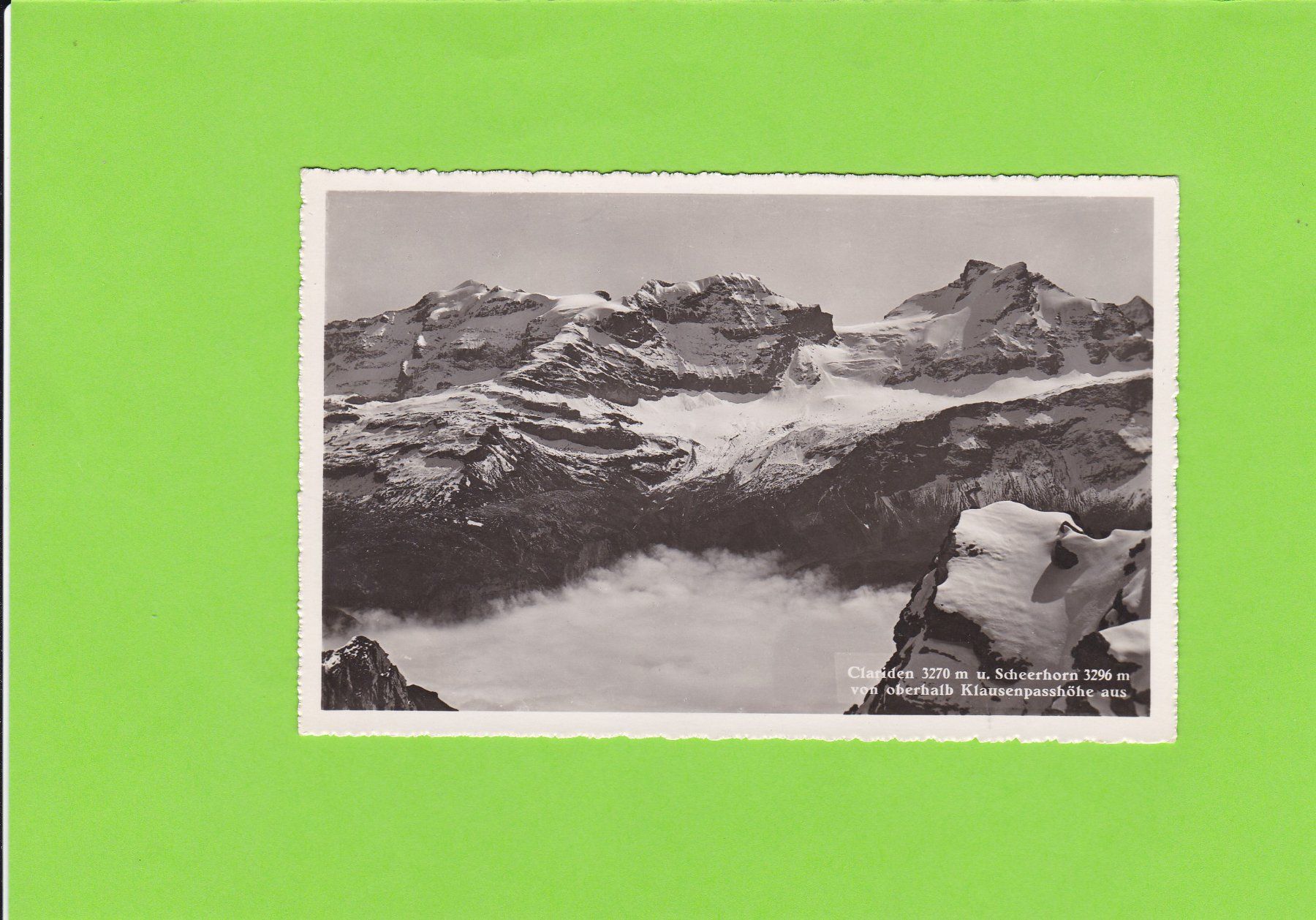 Cartes postales: Glariden und Scheerhorn – D'occasion à St. Peterzell par neckertal