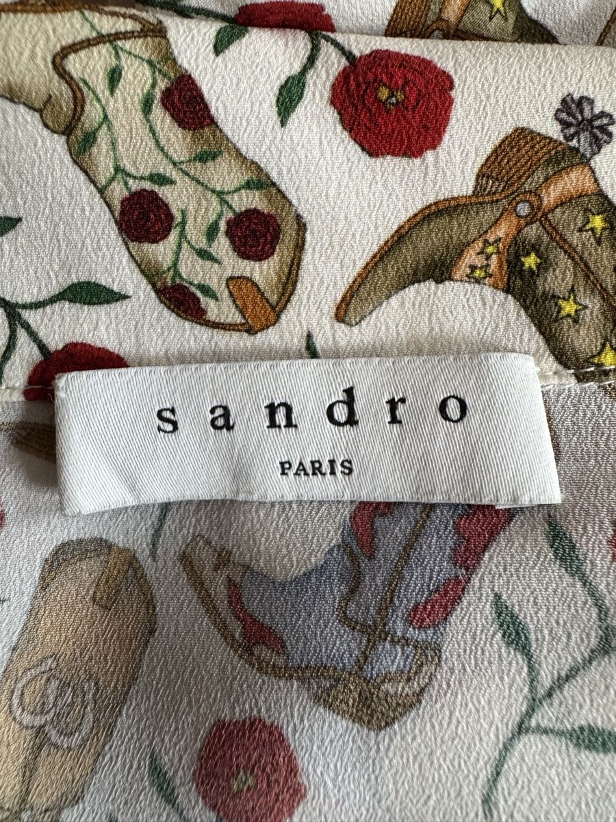 Sandro Vestiti: Robe Sandro Paris motif bottes, taille 36 – Nuovo (secondo la descrizione) da Morges venduto da sandy069 4
