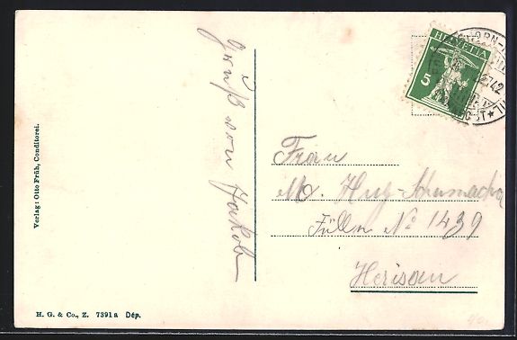 Cartes postales: Mogelsberg, Ortsansicht mit Kirche, Evan – D'occasion à Berlin par bartko-reher 1