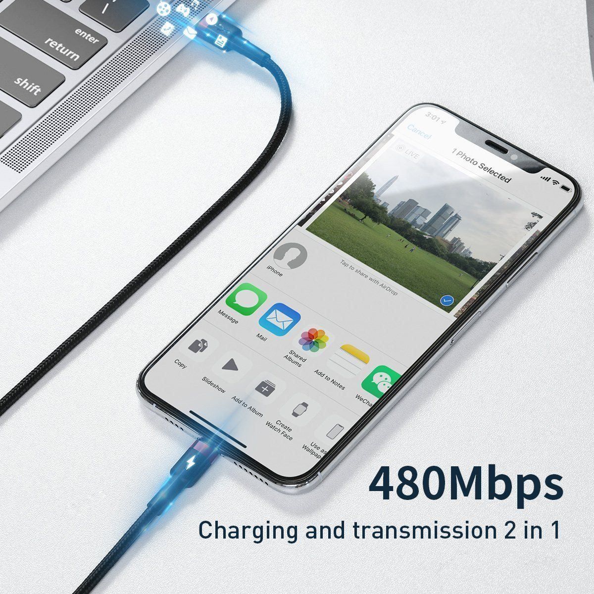 Cavi: Baseus Cafule Cable 100cm Type-C vers Type-C PD2.0 60W 3A – Nuovo e nell'imballaggio originale da Morges venduto da DigiAC 7