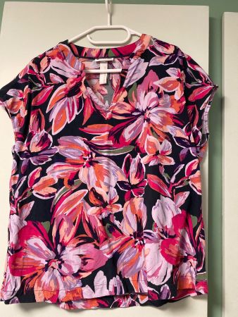 Damen Shirt Blumenmuster Grösse 36 Street One guter Zustand