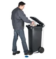 neue Mülltonne Deckelöffner Fusspedal, mechanisch, 80L