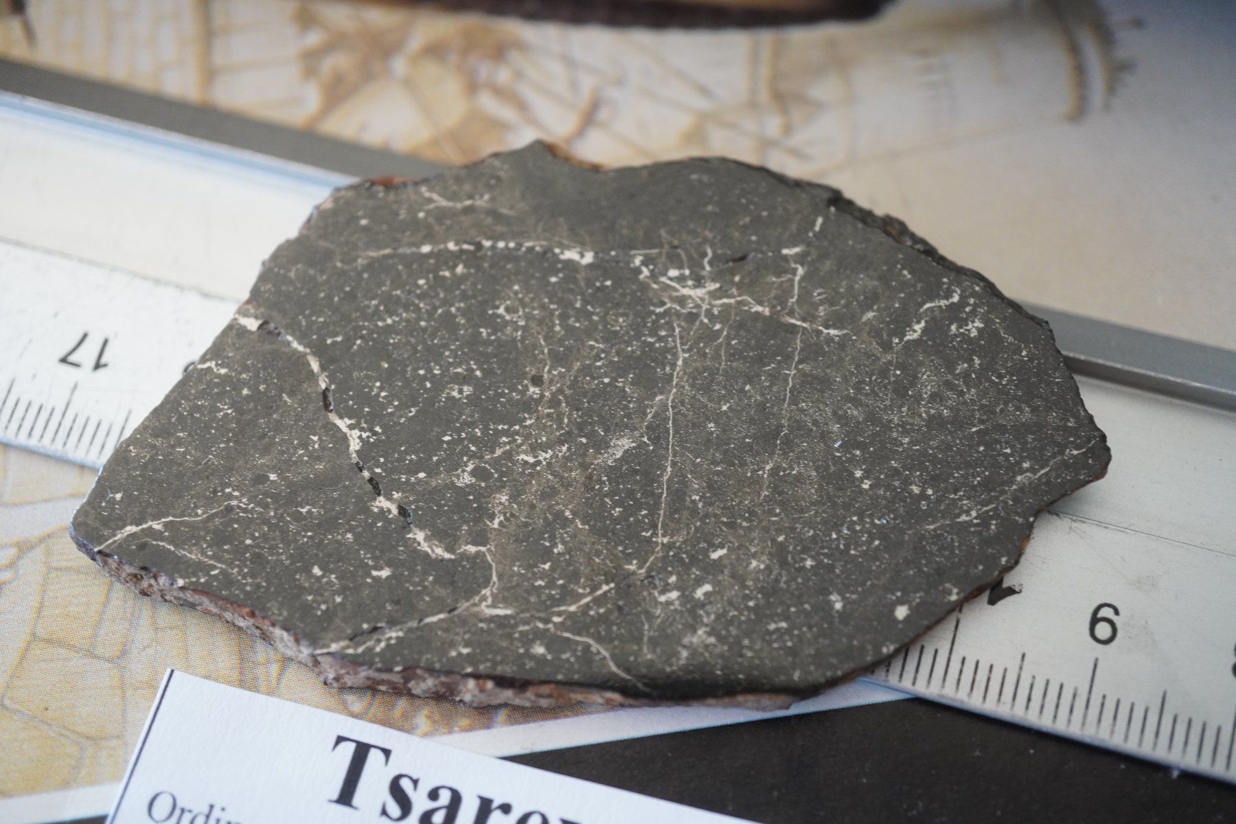 Mineralien & Heilsteine: Tsarev Meteoriten  32g    Scheibe – Neu und originalverpackt aus Eschenbach SG von topstone 1