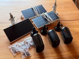 3 x Arlo Essential Kamera & 3 x Arlo Essential Solarpanel