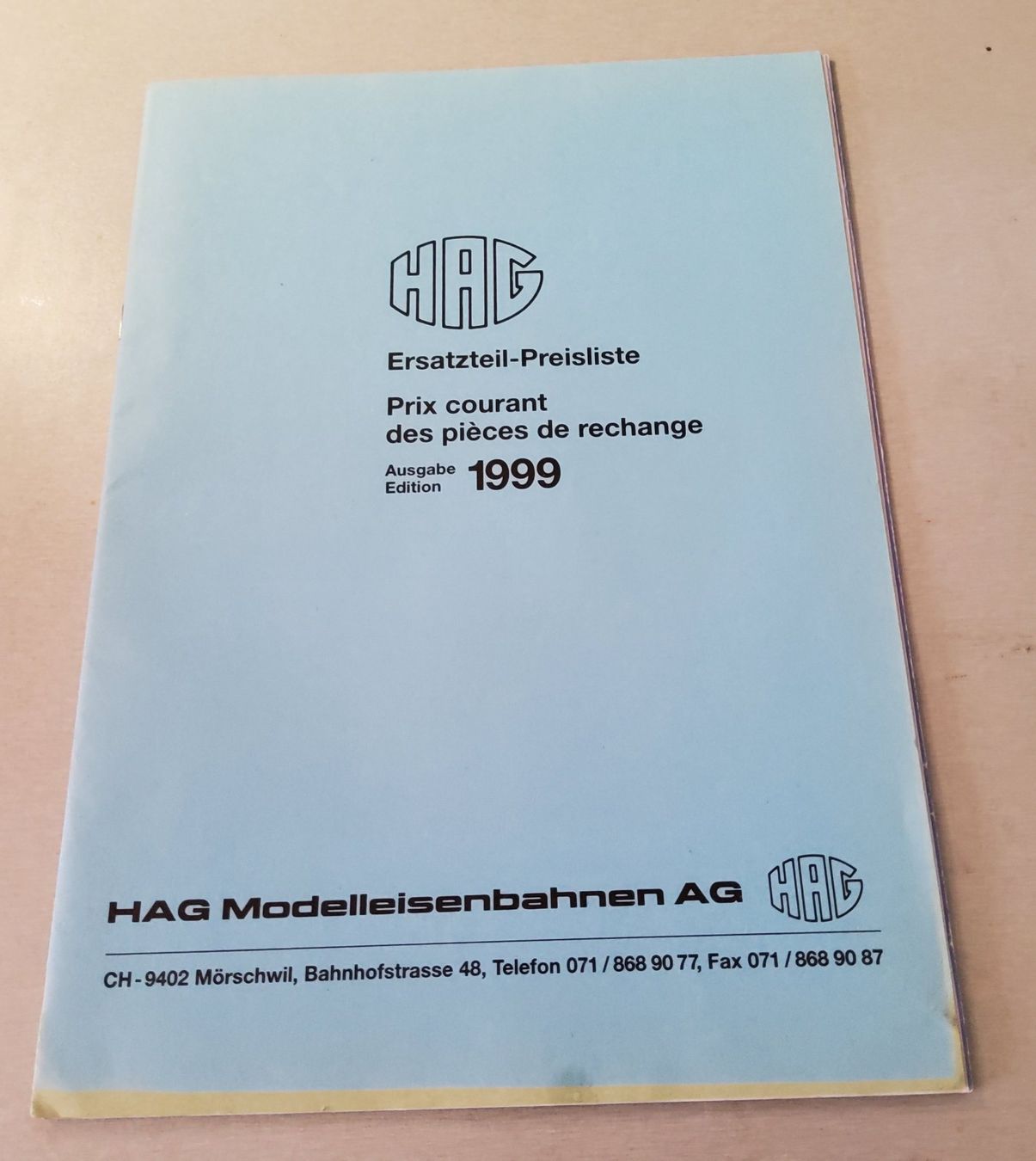 Hag Modellini di ferrovie: 2 HAG Kataloge 1992 + 1999 H0 – Usato da Grüningen venduto da VENOM59 6