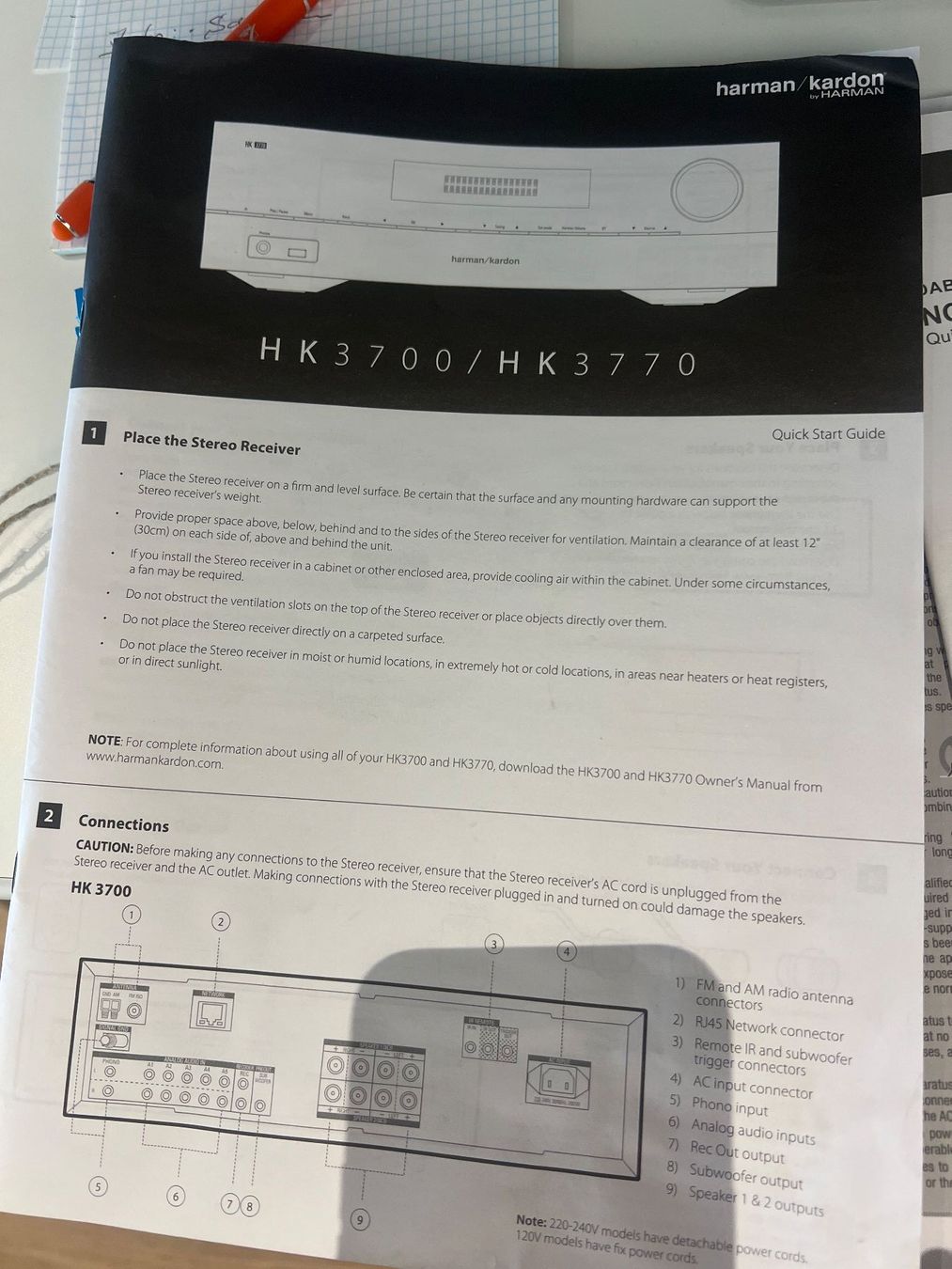 Verstärker: harman/kardon HK3700 – Gebraucht aus Wald ZH von Canix67 2