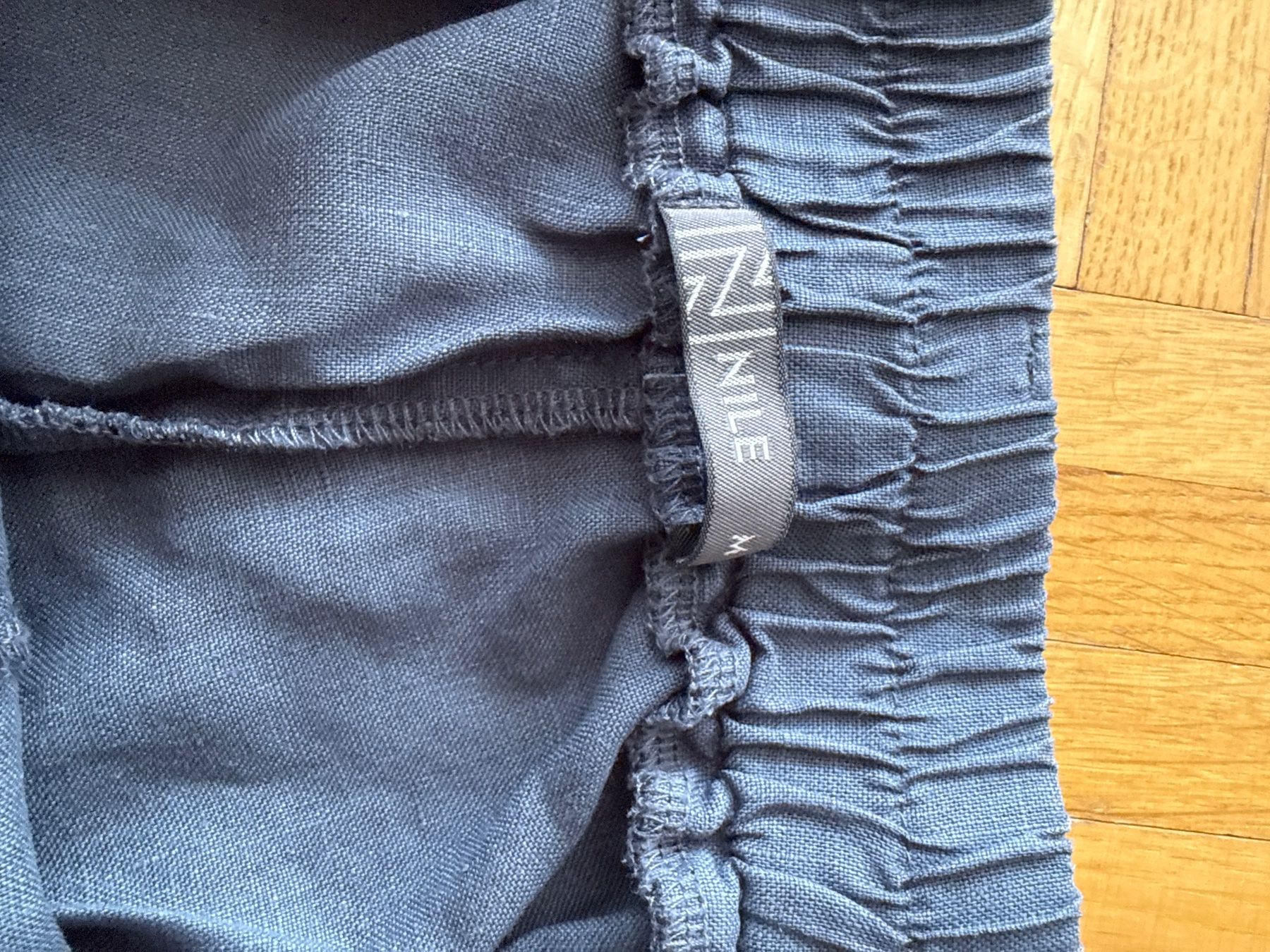 Nile Pantaloni: Leinenhose Nile dunkelblau Gr. M – Usato da Winterthur venduto da britsi 2
